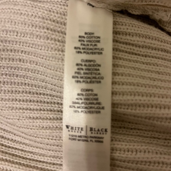 White House Black Market Faux Fur Cover Up - Picture 5 of 12